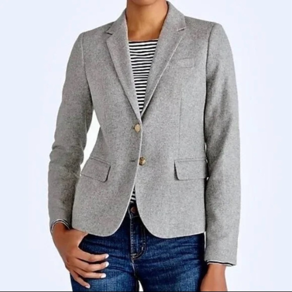Women's Gray Blazer J Crew